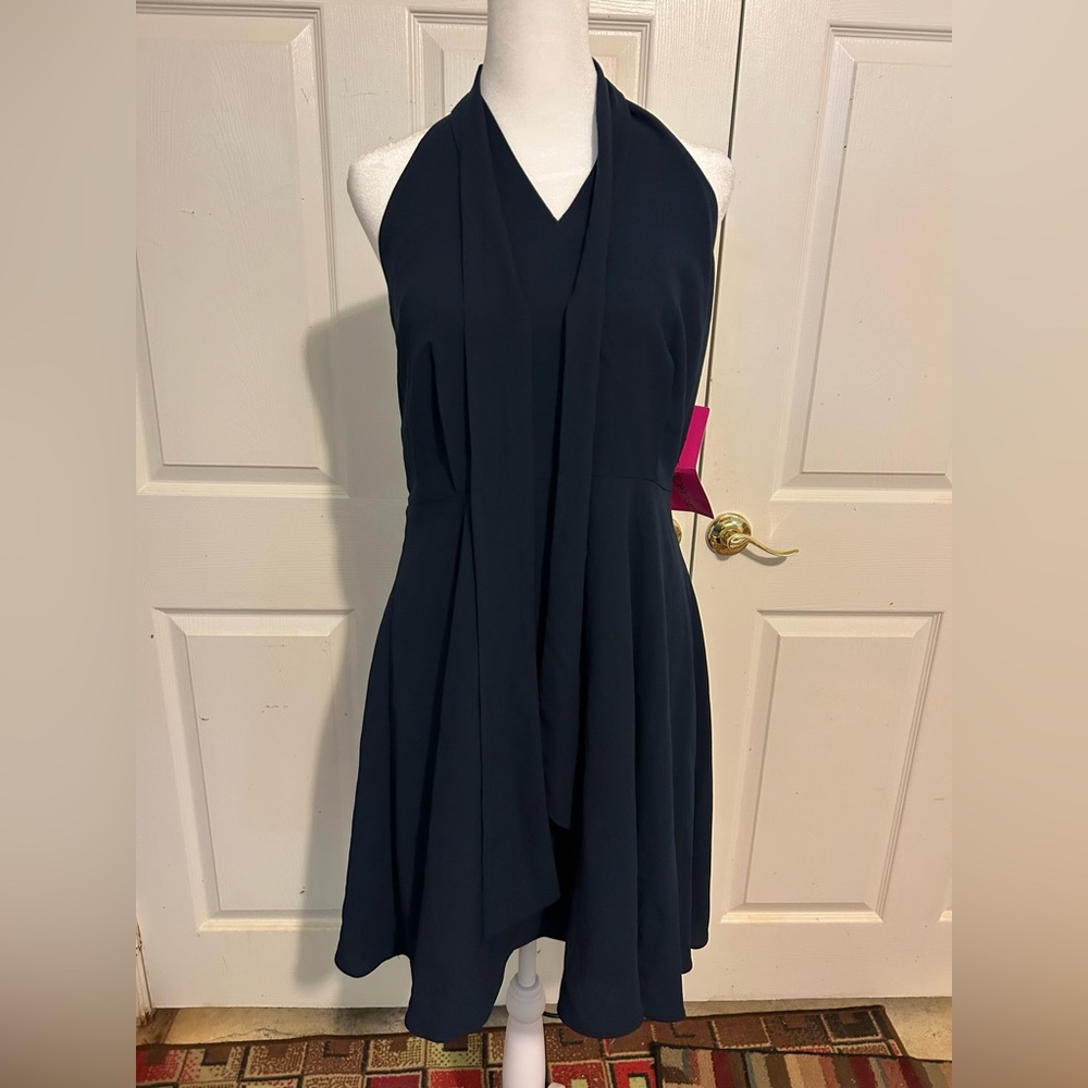 NWT Betsey Johnson navy dress size 8